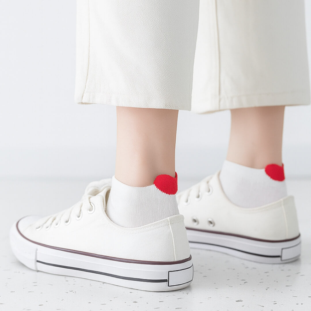 5 paires de chaussettes coeur Love et Nounours