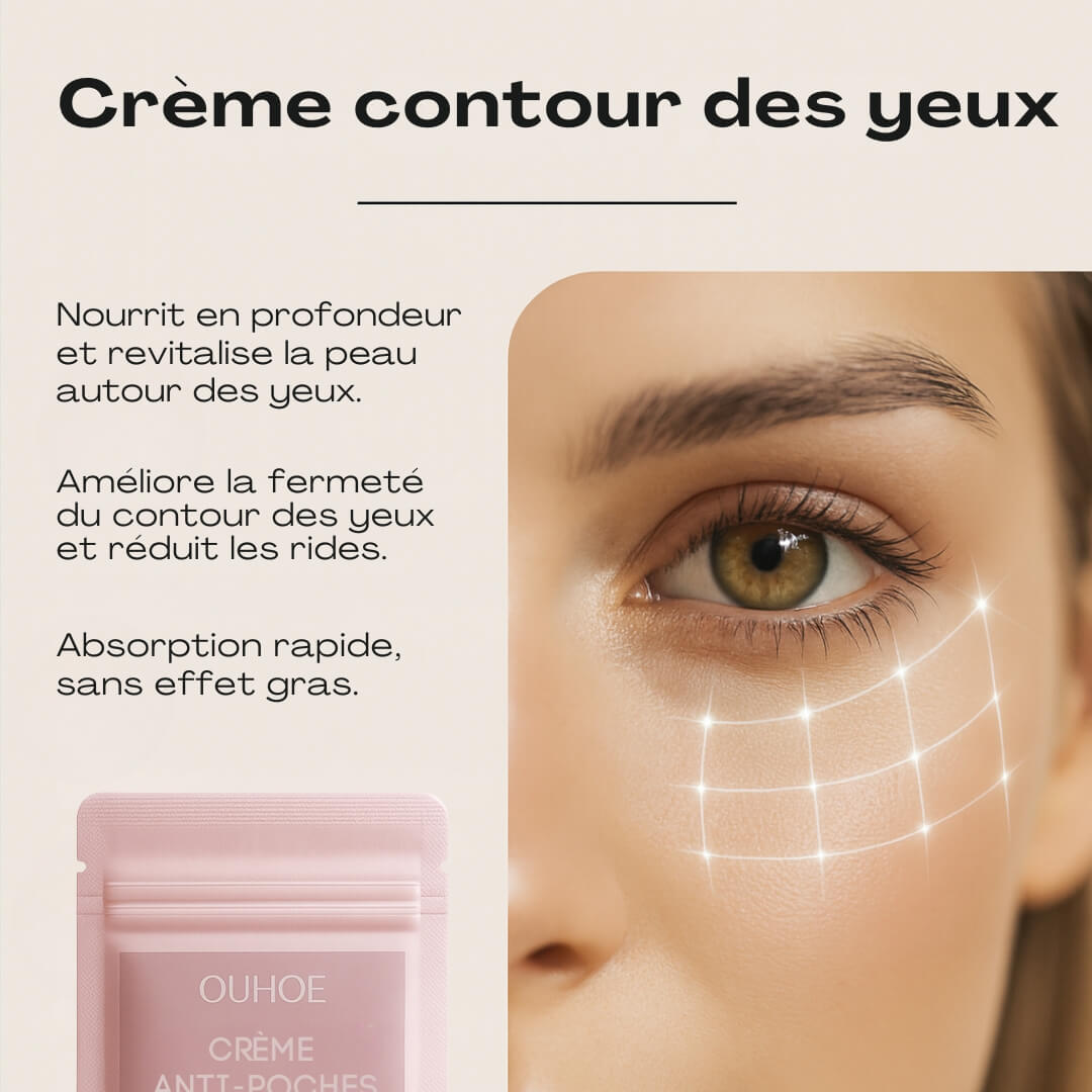 Crème Anti-Poches Contour des Yeux - Ampoules par 6