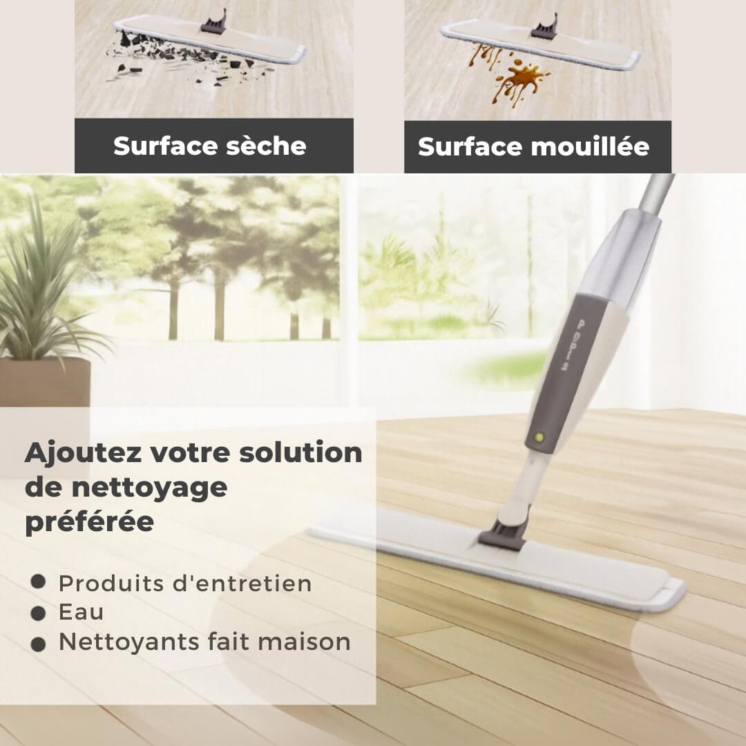 Le Balai Spray multisurfaces - Dites adieu à la saleté !