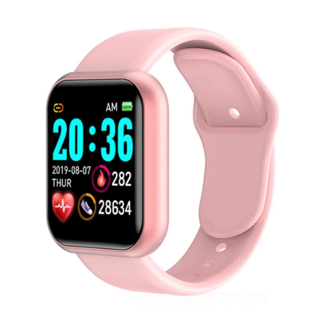 Montre connectée Waterproof : Ecran LED, autonomie 4j,  Appels et SMS