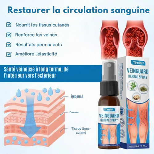 Timilk® Spray Anti Varices - Cliniquement prouvé pour éliminer les varices en seulement 7 jours !